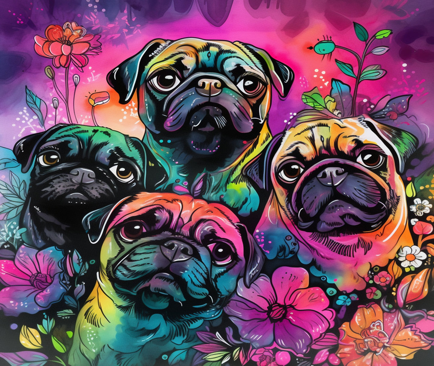 Pug Tumbler