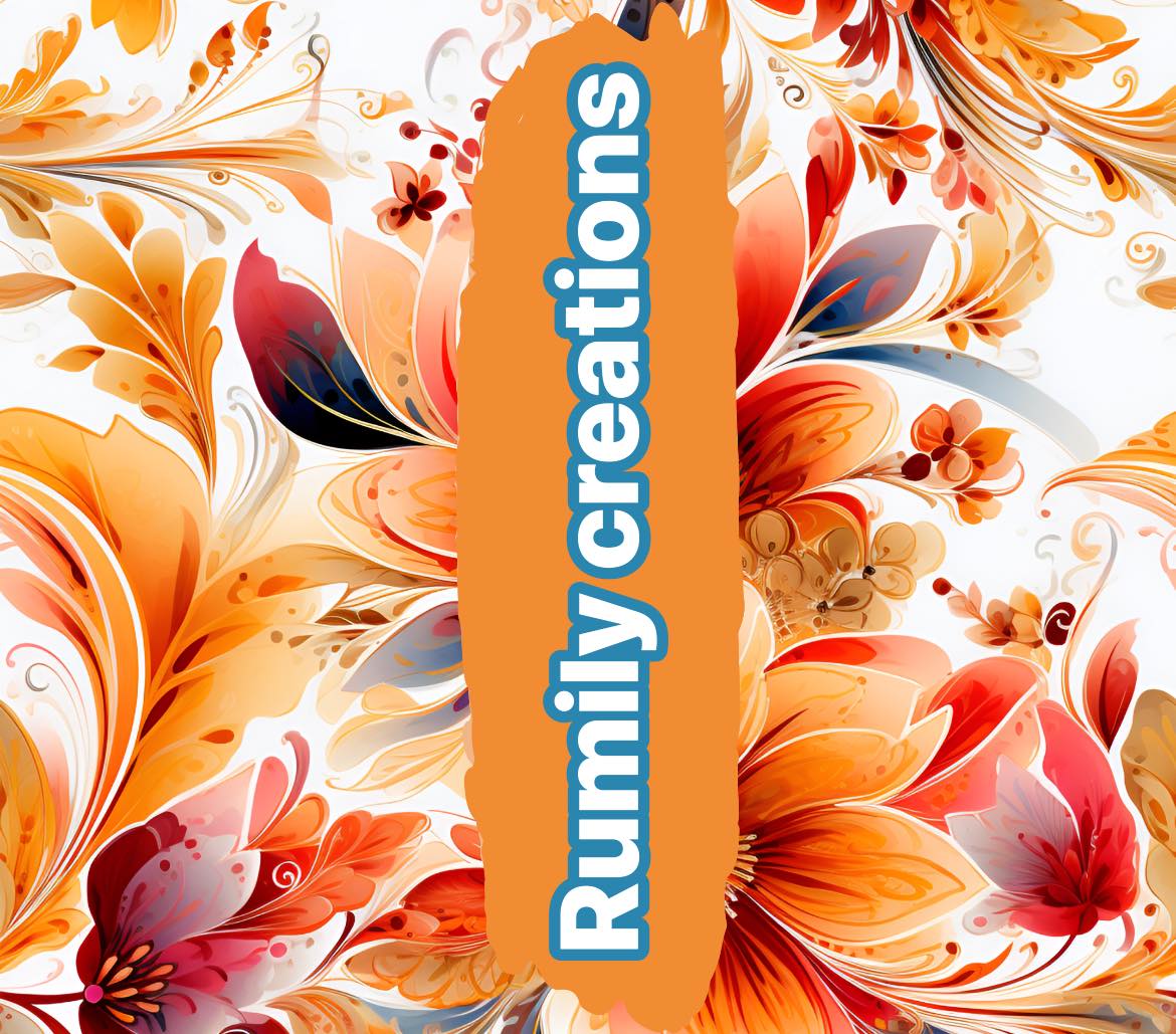 Personalised Flower Name - Orange