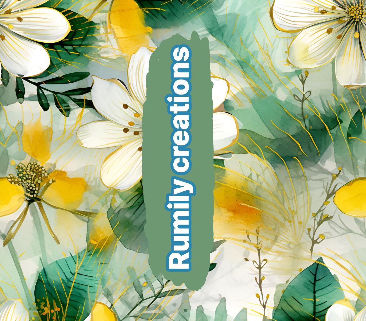 Personalised Flower Name - Green & Yellow