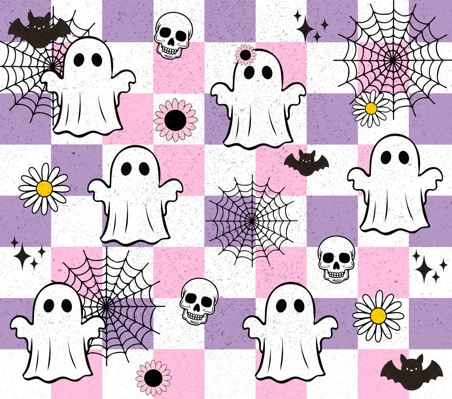 Cute Purple Ghosts & Stuff
